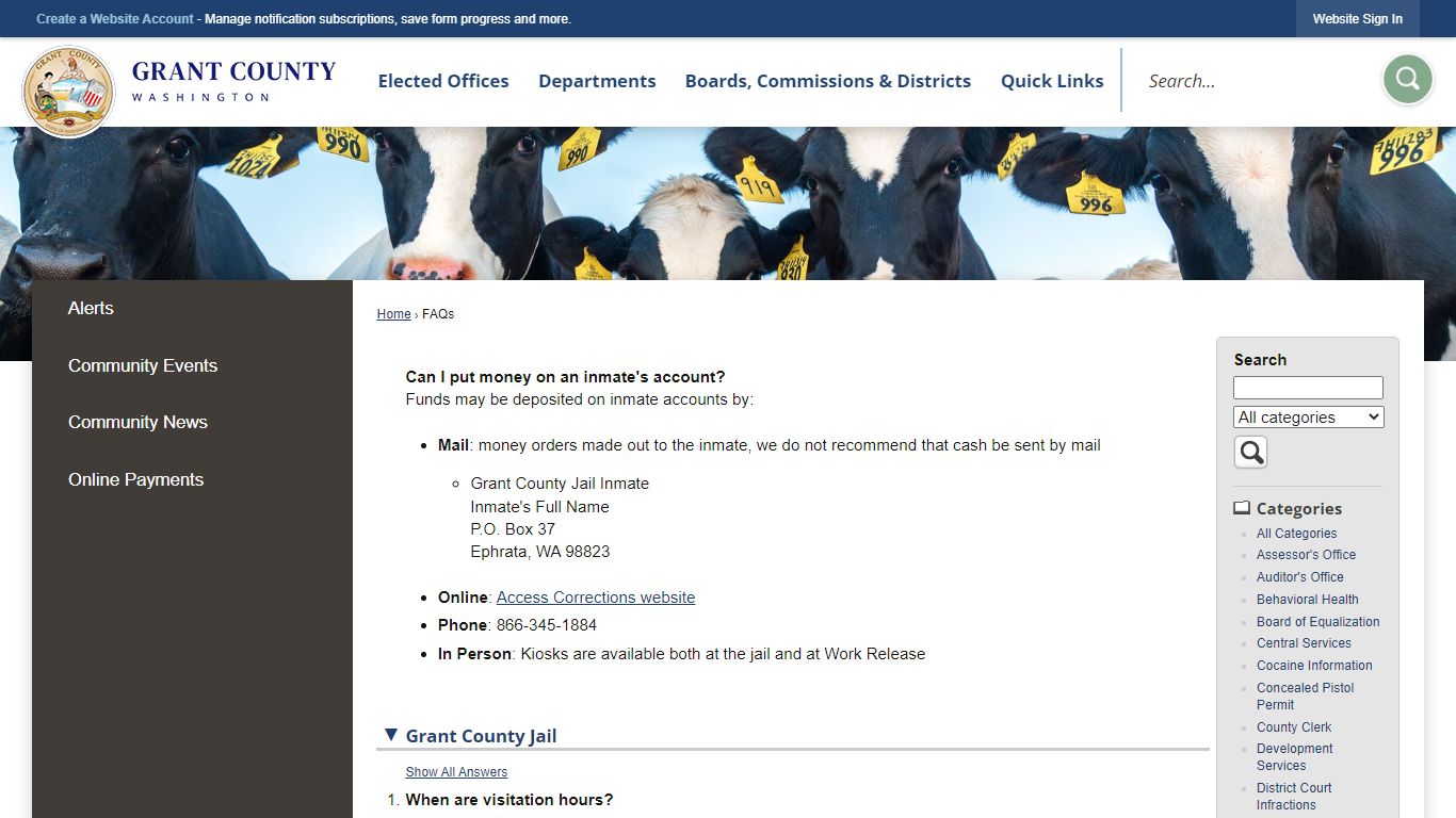 FAQs • Grant County, WA • CivicEngage